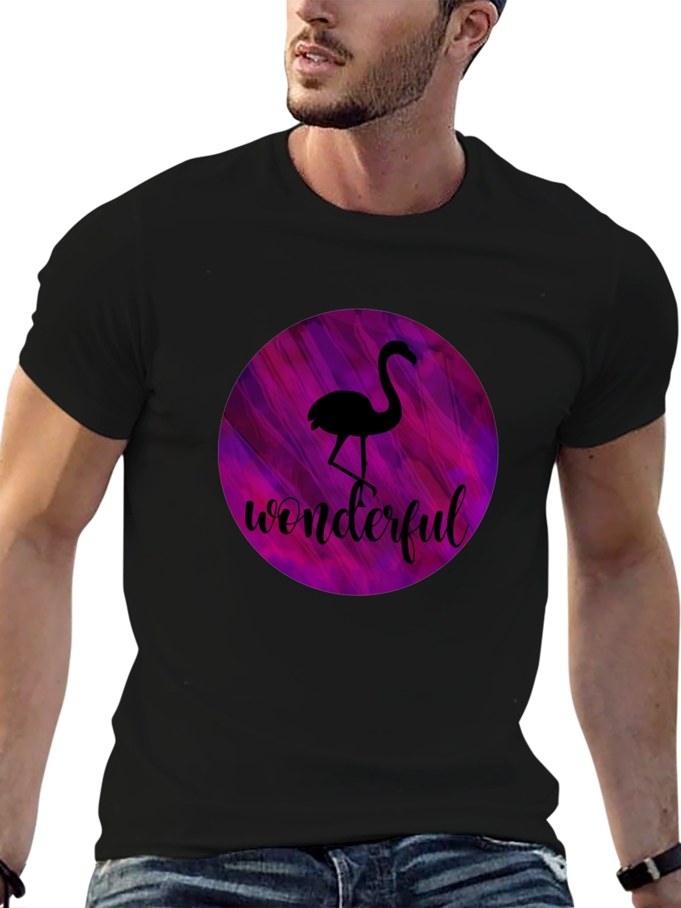 Wonderful Flamingo Graphic Tee