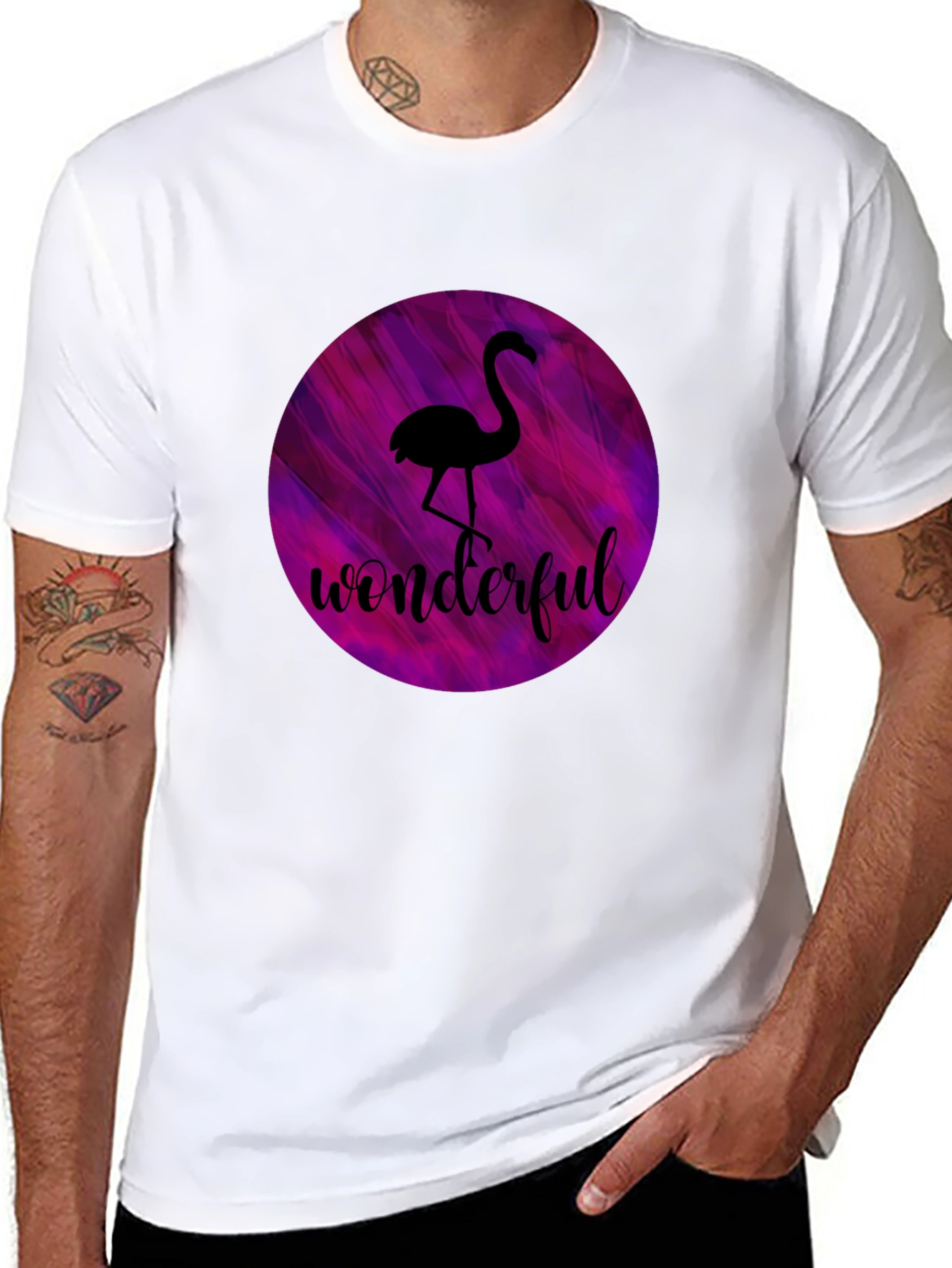 Wonderful Flamingo Graphic Tee