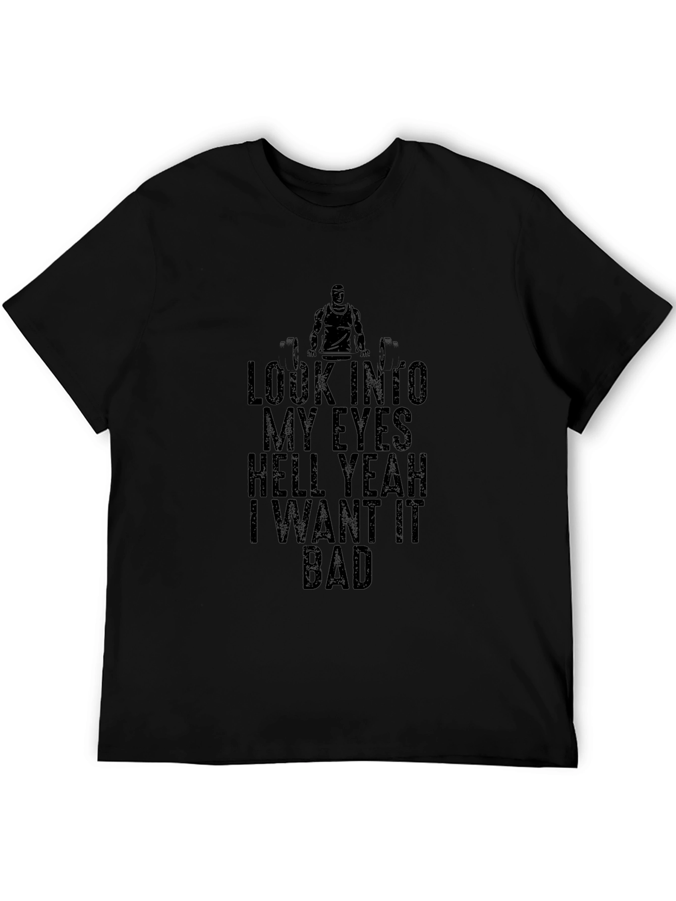 Motivational Gym Black T-Shirt