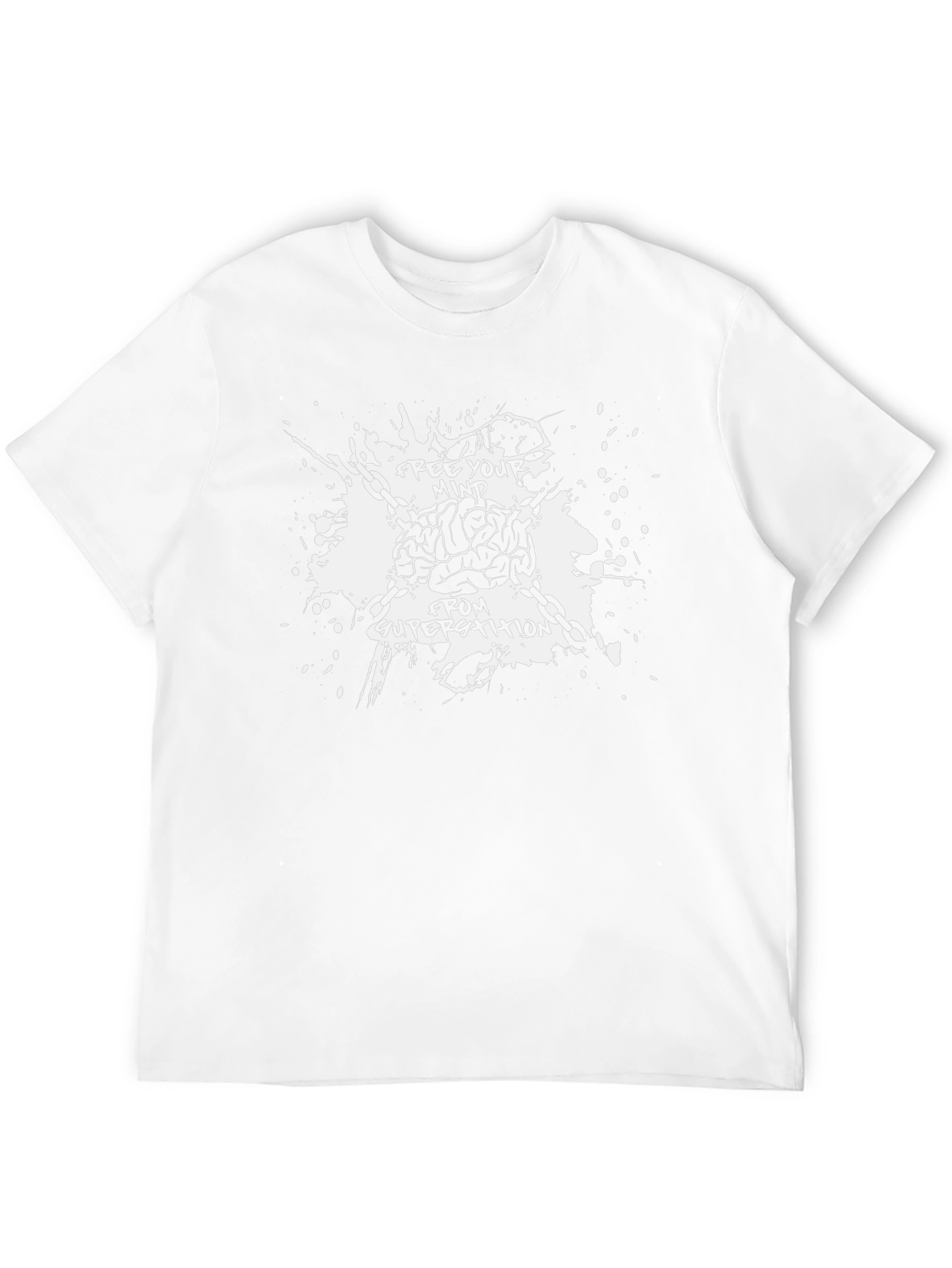 Free Your Mind T-Shirt - Brain Design