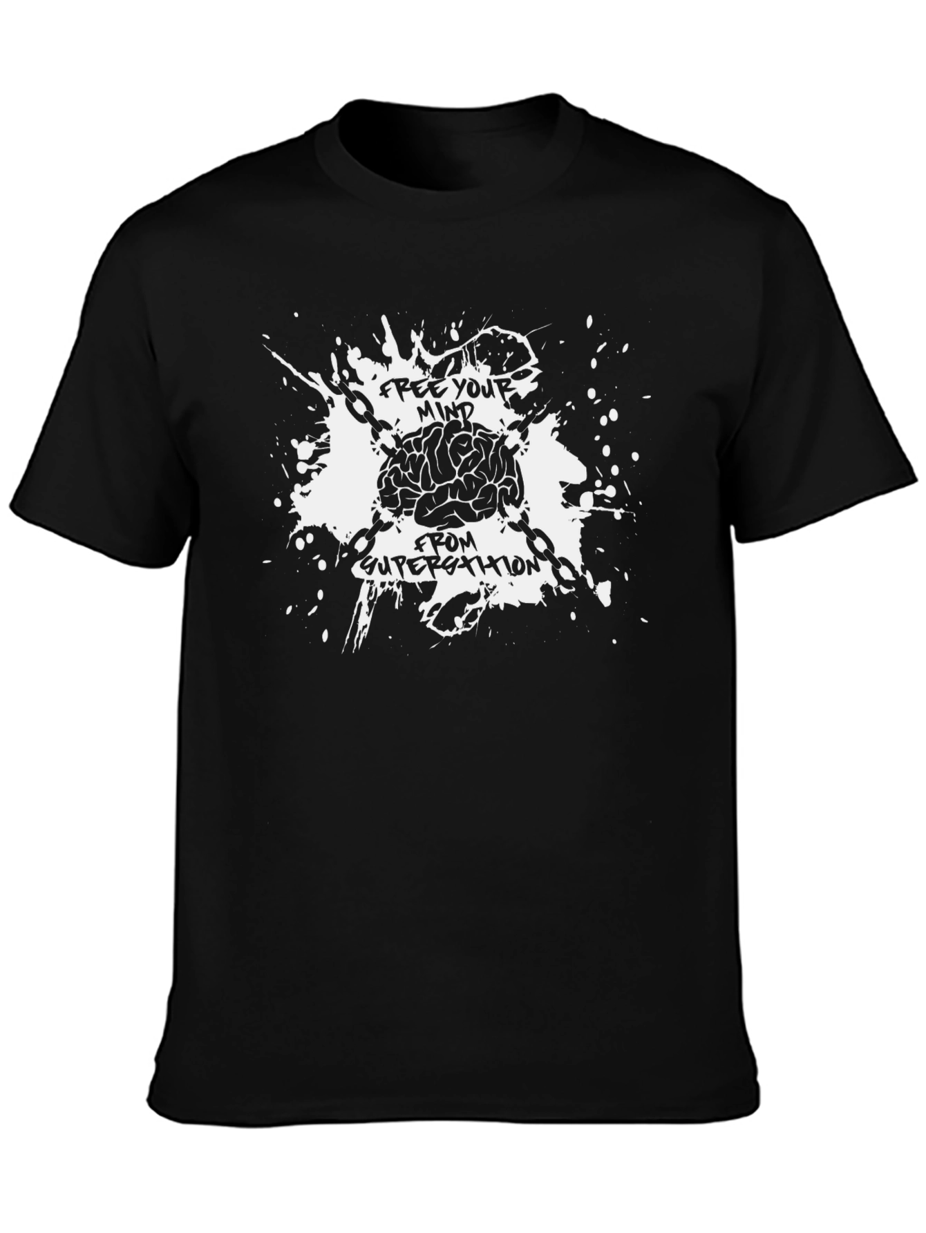 Free Your Mind T-Shirt - Brain Design
