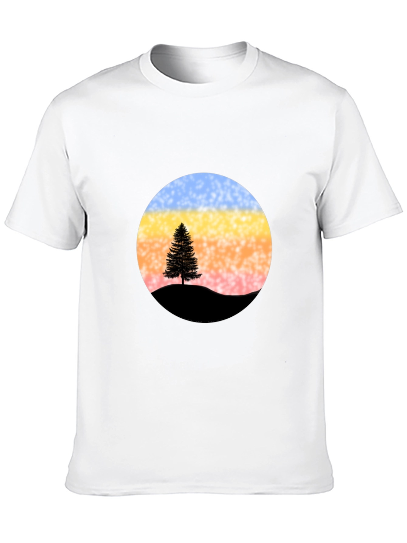 Sunset Tree Graphic Tee - Stylish & Unique