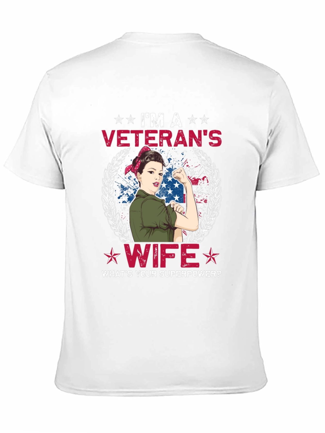 Veterans Wife T-Shirt - Superpower Tee