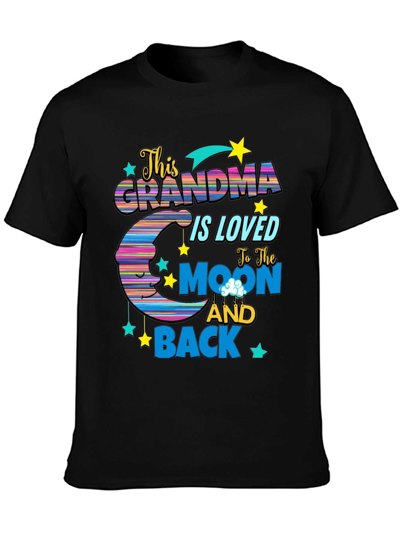 Grandma Loved to The Moon and Back T-Shirt