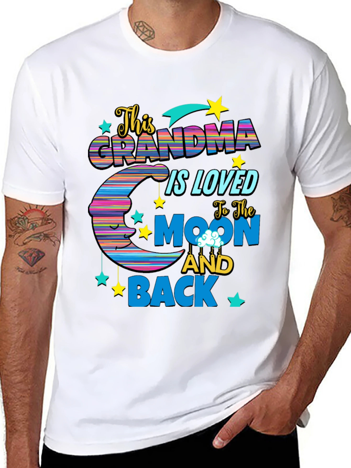 Grandma Loved to The Moon and Back T-Shirt