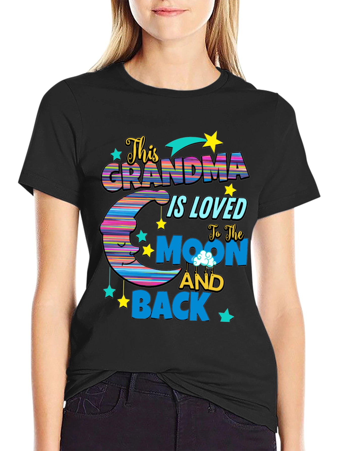 Grandma Loved to The Moon and Back T-Shirt