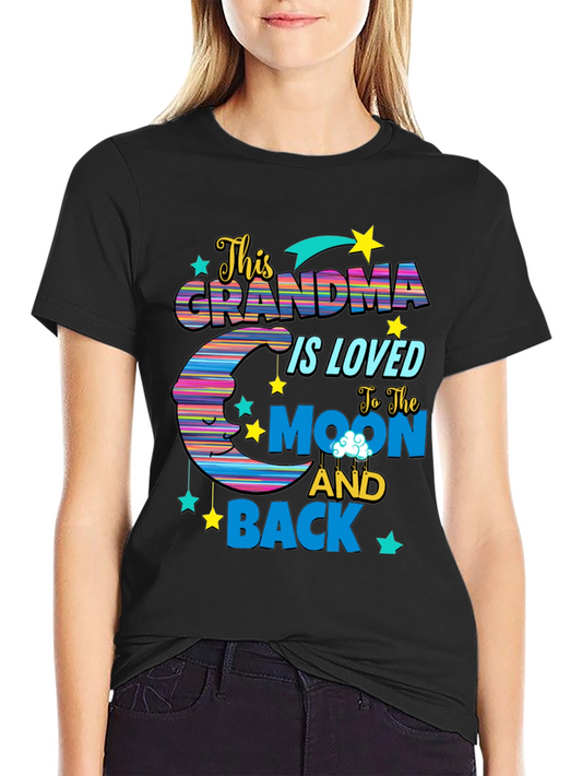 Grandma Loved to The Moon and Back T-Shirt