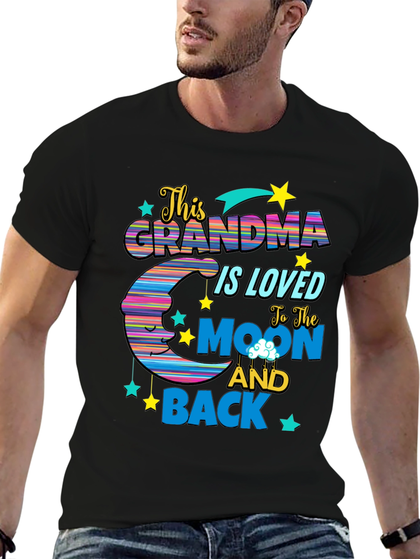Grandma Loved to The Moon and Back T-Shirt