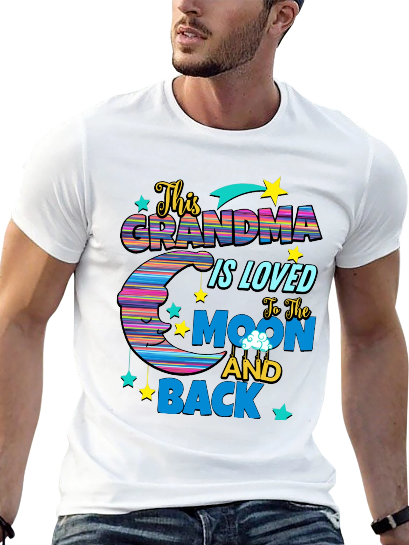 Grandma Loved to The Moon and Back T-Shirt