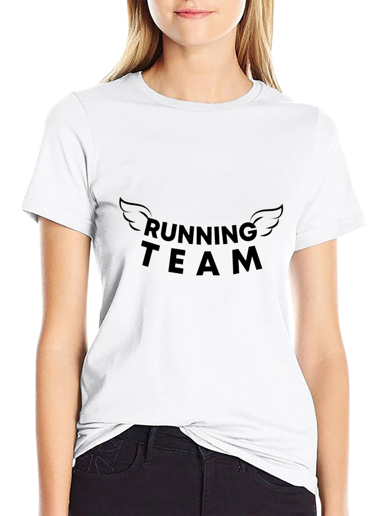 Running Team Graphic Print T-Shirt