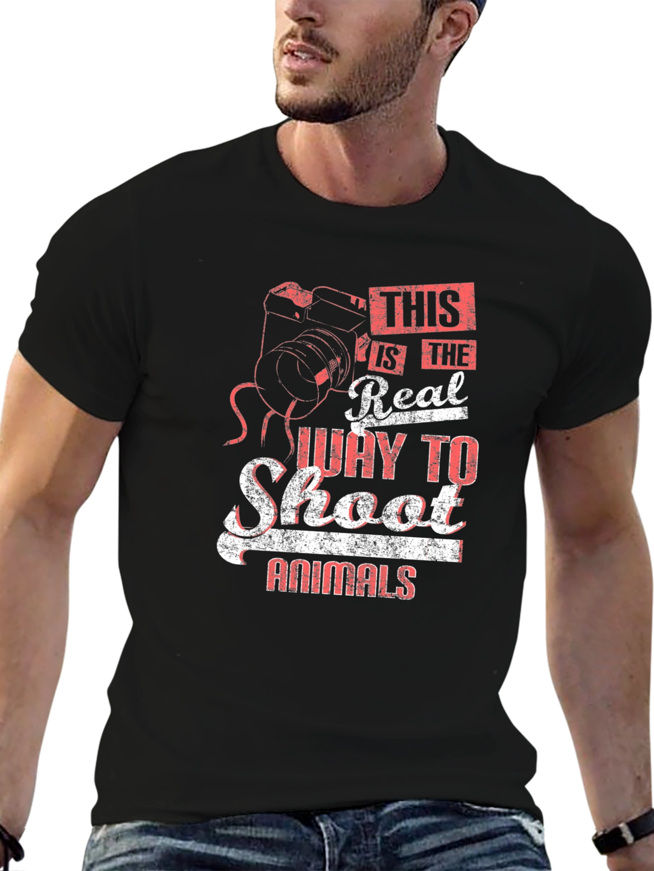 Real Way to Shoot Animals T-Shirt