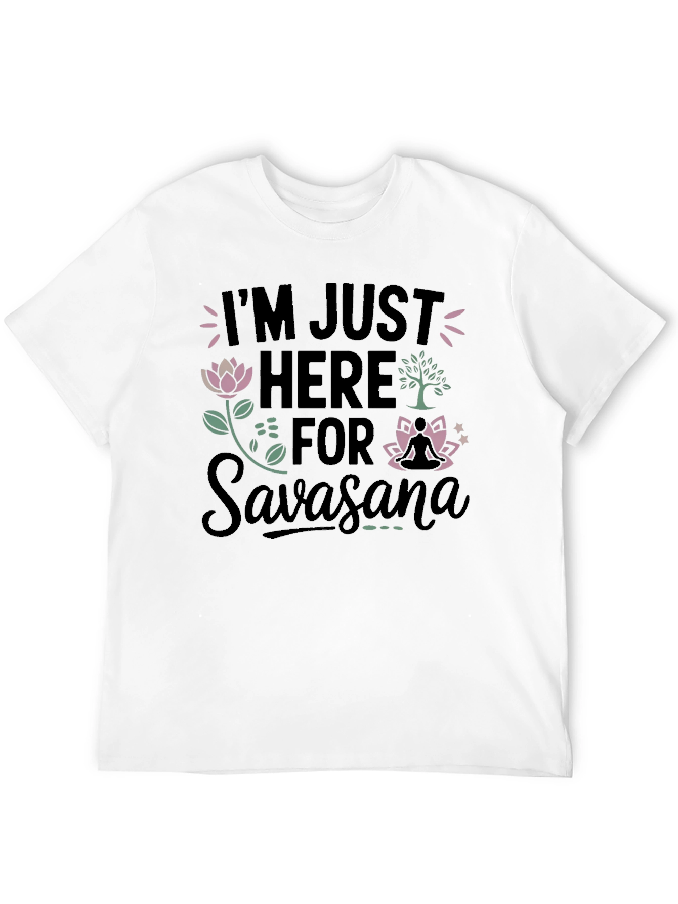 Yoga Savasana T-Shirt - Relax & Meditate