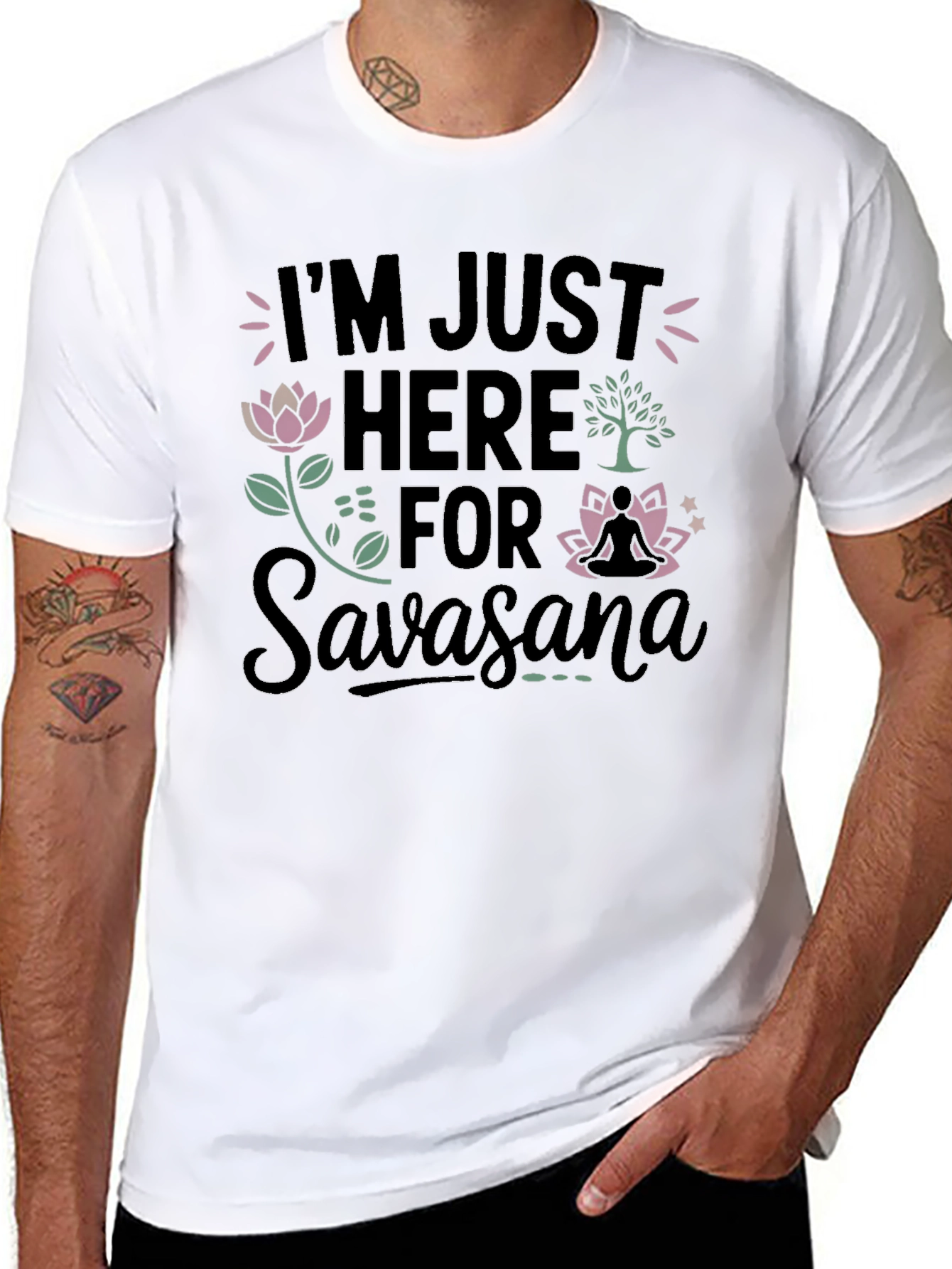 Yoga Savasana T-Shirt - Relax & Meditate
