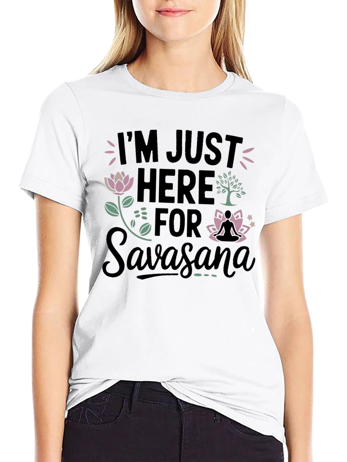 Yoga Savasana T-Shirt - Relax & Meditate