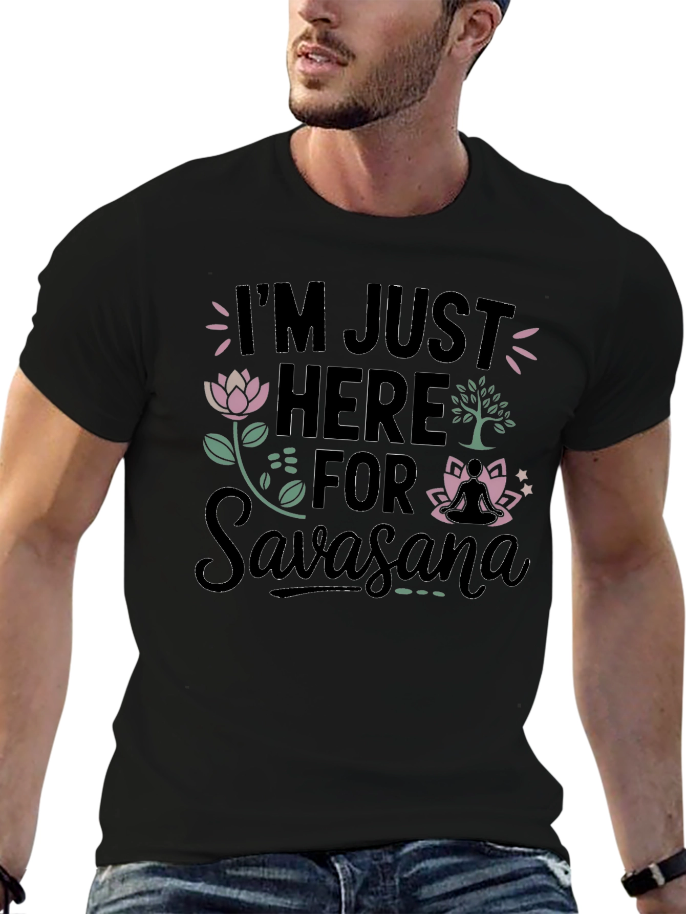 Yoga Savasana T-Shirt - Relax & Meditate