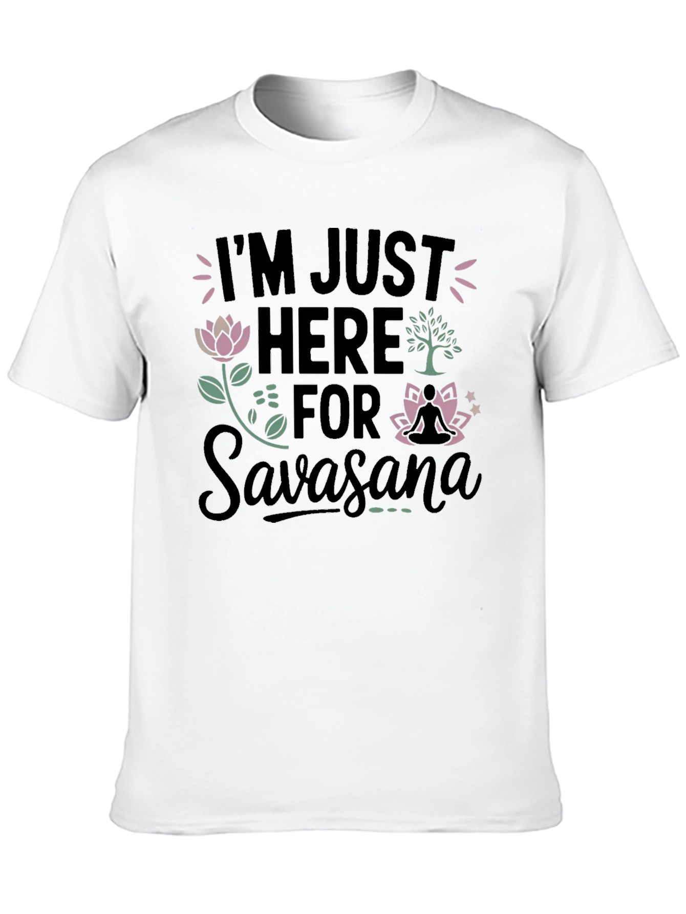 Yoga Savasana T-Shirt - Relax & Meditate
