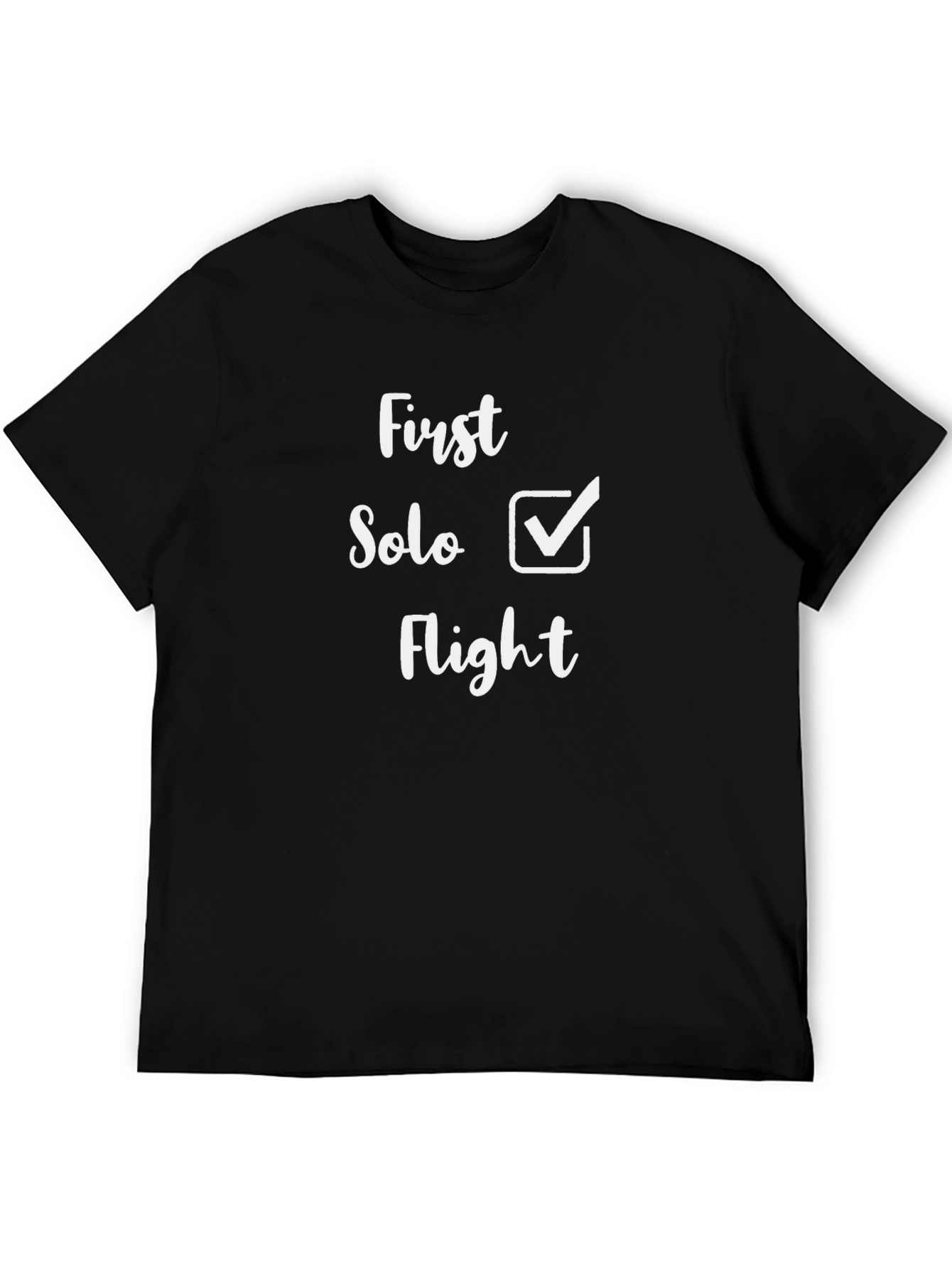 First Solo Flight T-Shirt Pilot Gift