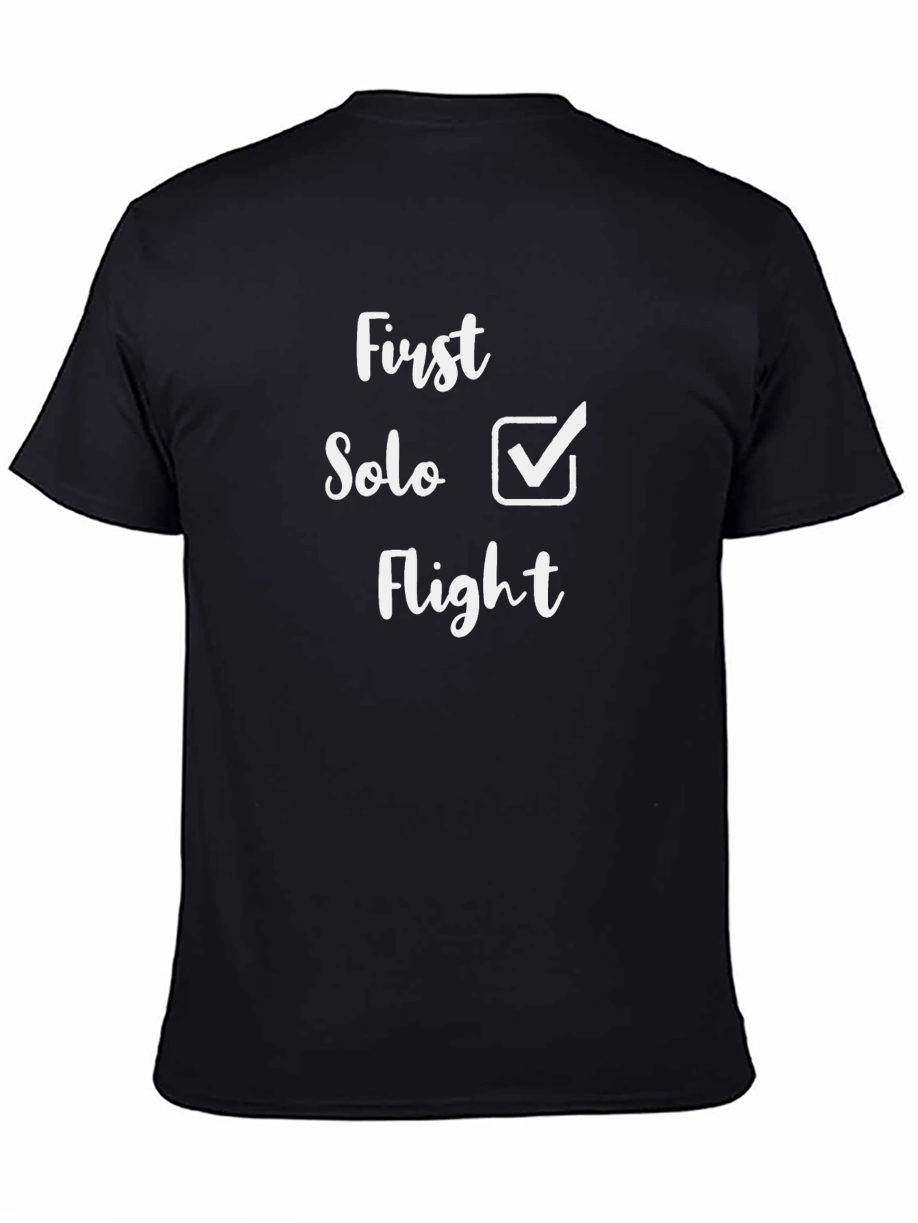 First Solo Flight T-Shirt Pilot Gift