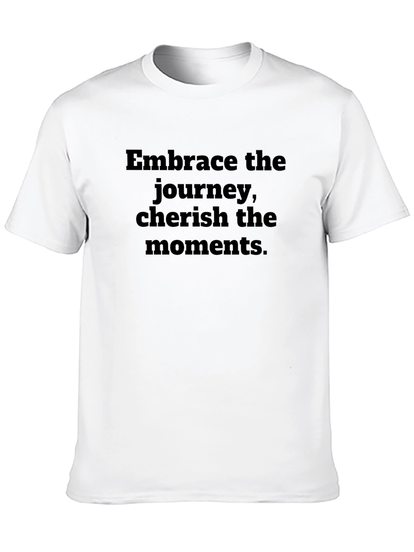 Embrace the Journey Graphic Tee - Black