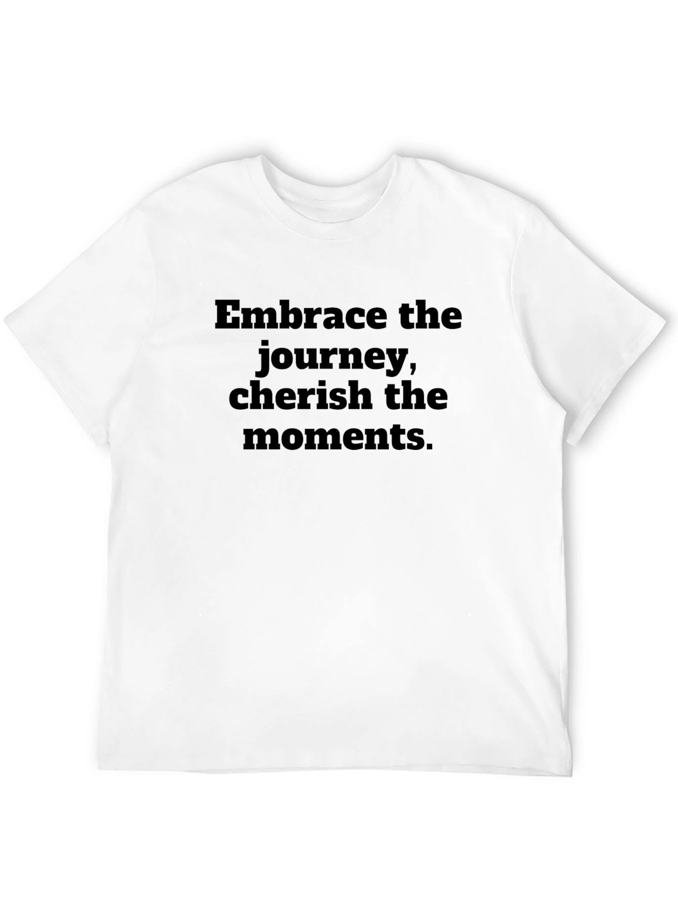 Embrace the Journey Graphic Tee - Black
