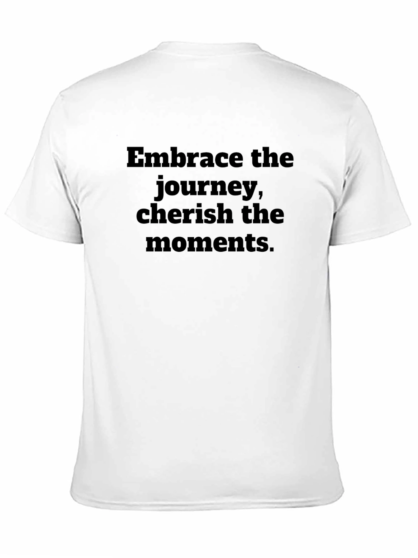 Embrace the Journey Graphic Tee - Black