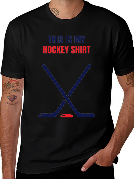 Hockey Shirt - This Is My Hockey Shirt Graphic Tee