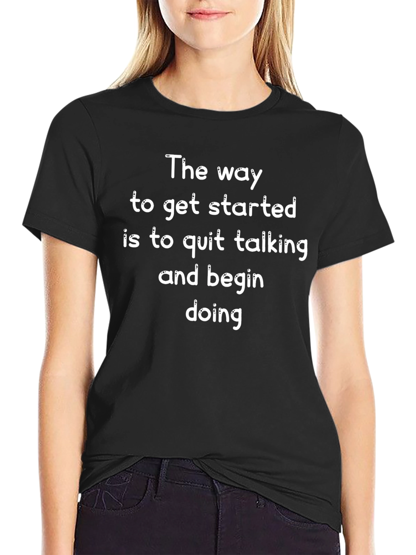 Inspirational Quote Graphic T-Shirt