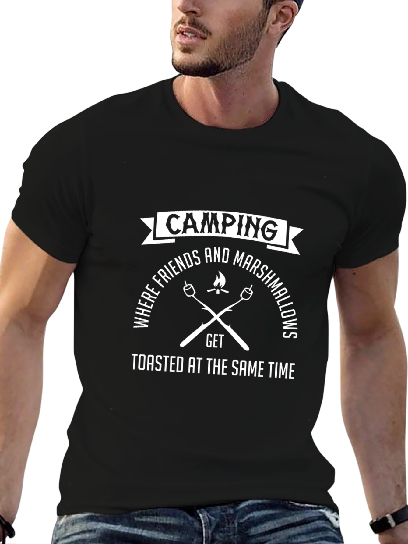 Camping Friends Marshmallows Toasted T-Shirt