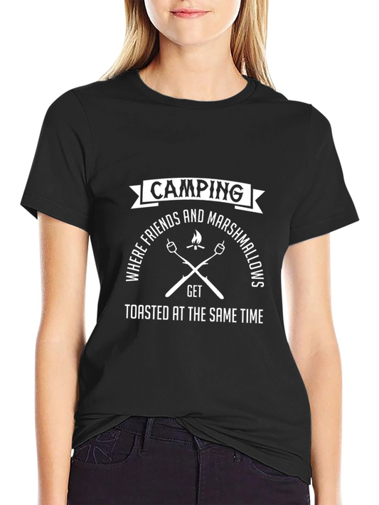 Camping Friends Marshmallows Toasted T-Shirt