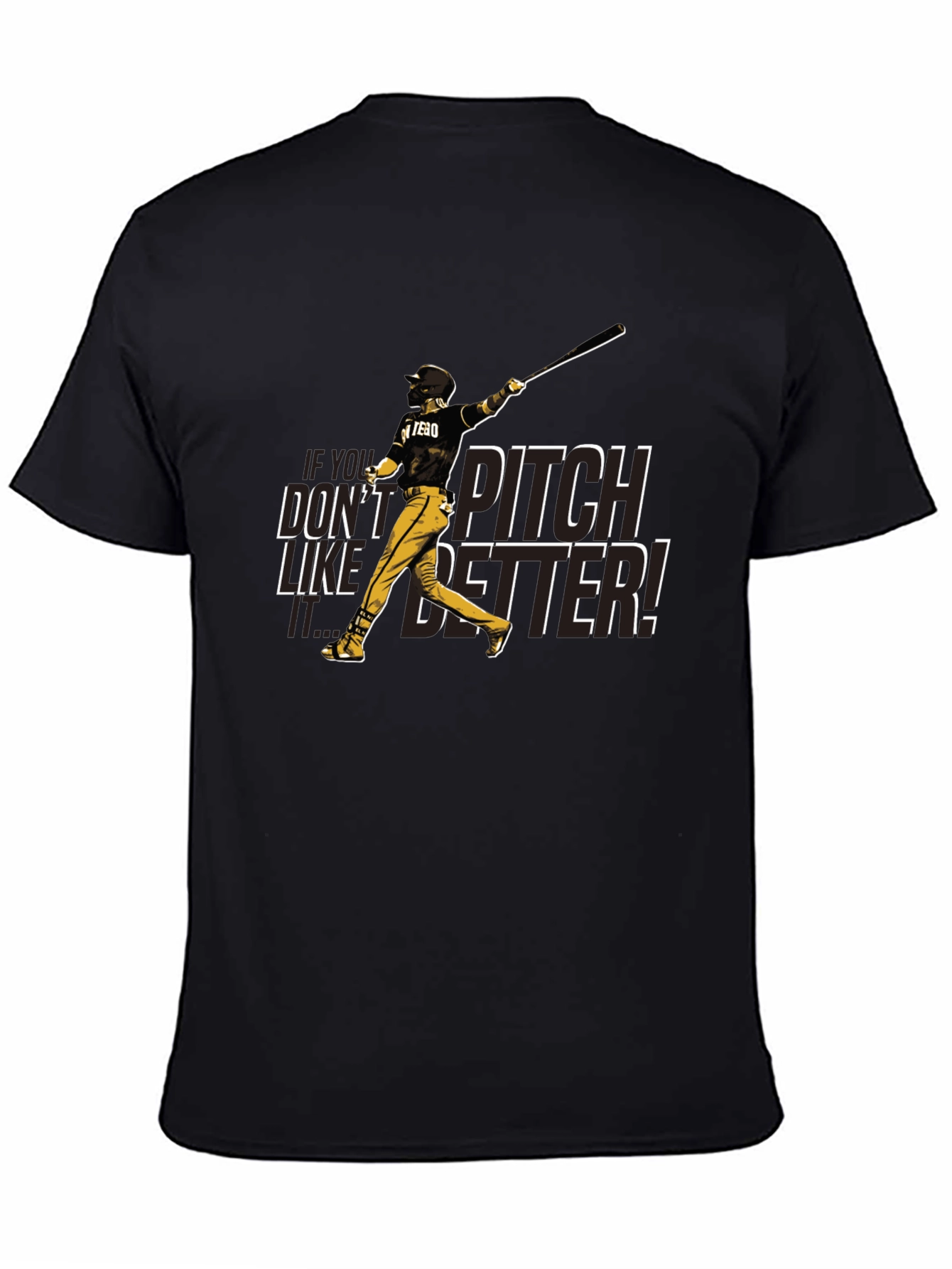 Pitch Better Baseball Graphic T-Shirt