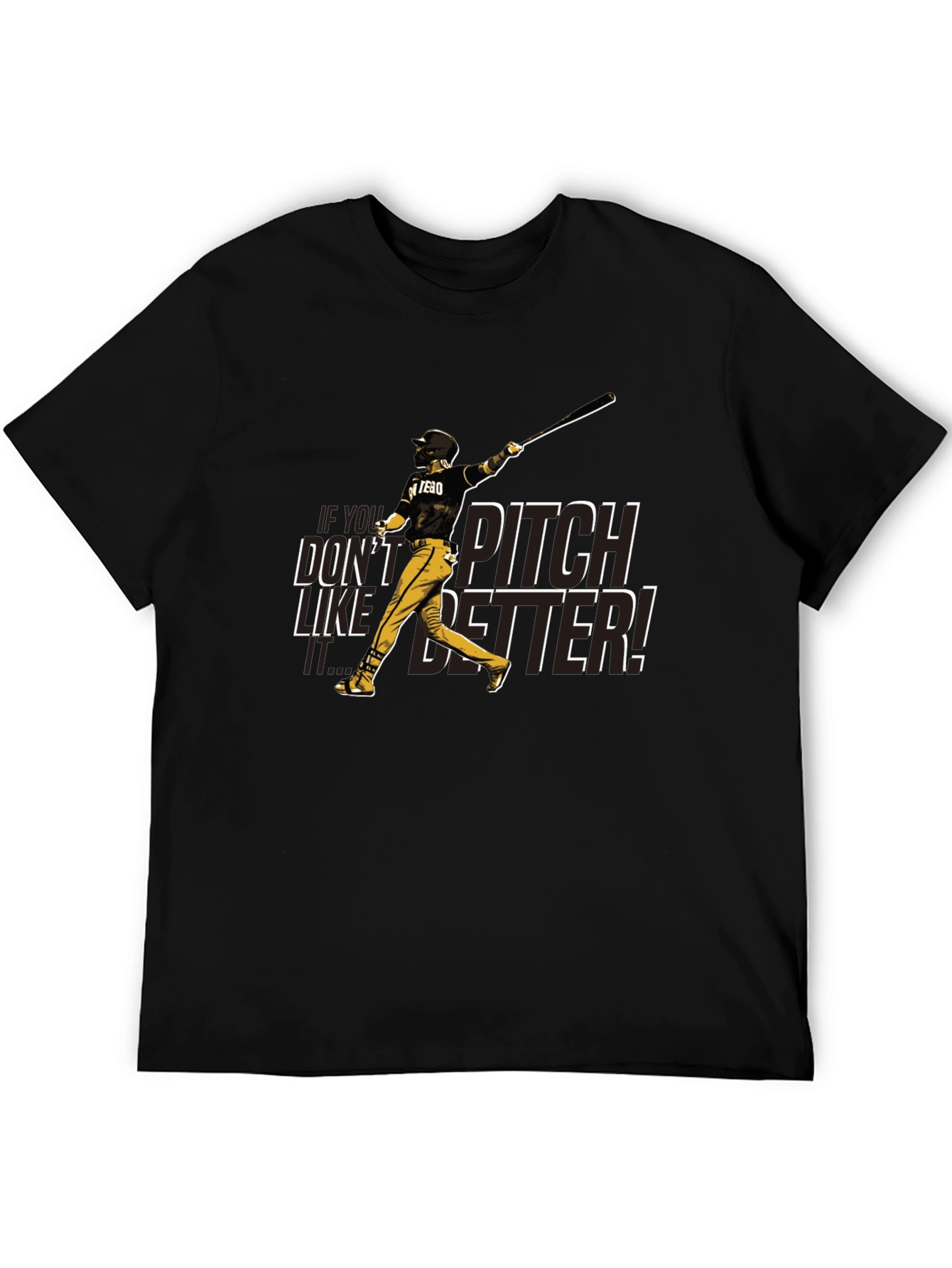 Pitch Better Baseball Graphic T-Shirt