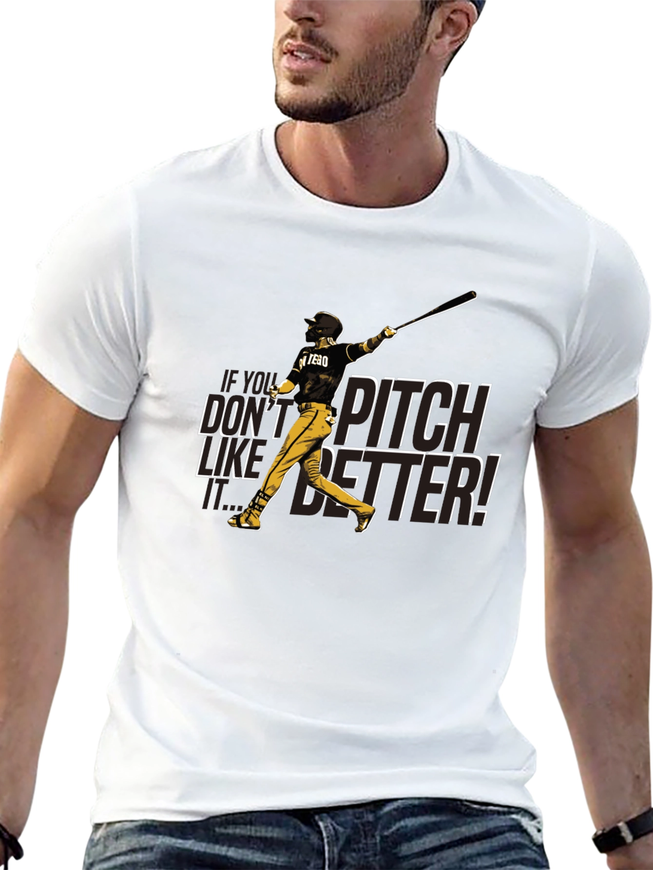Pitch Better Baseball Graphic T-Shirt