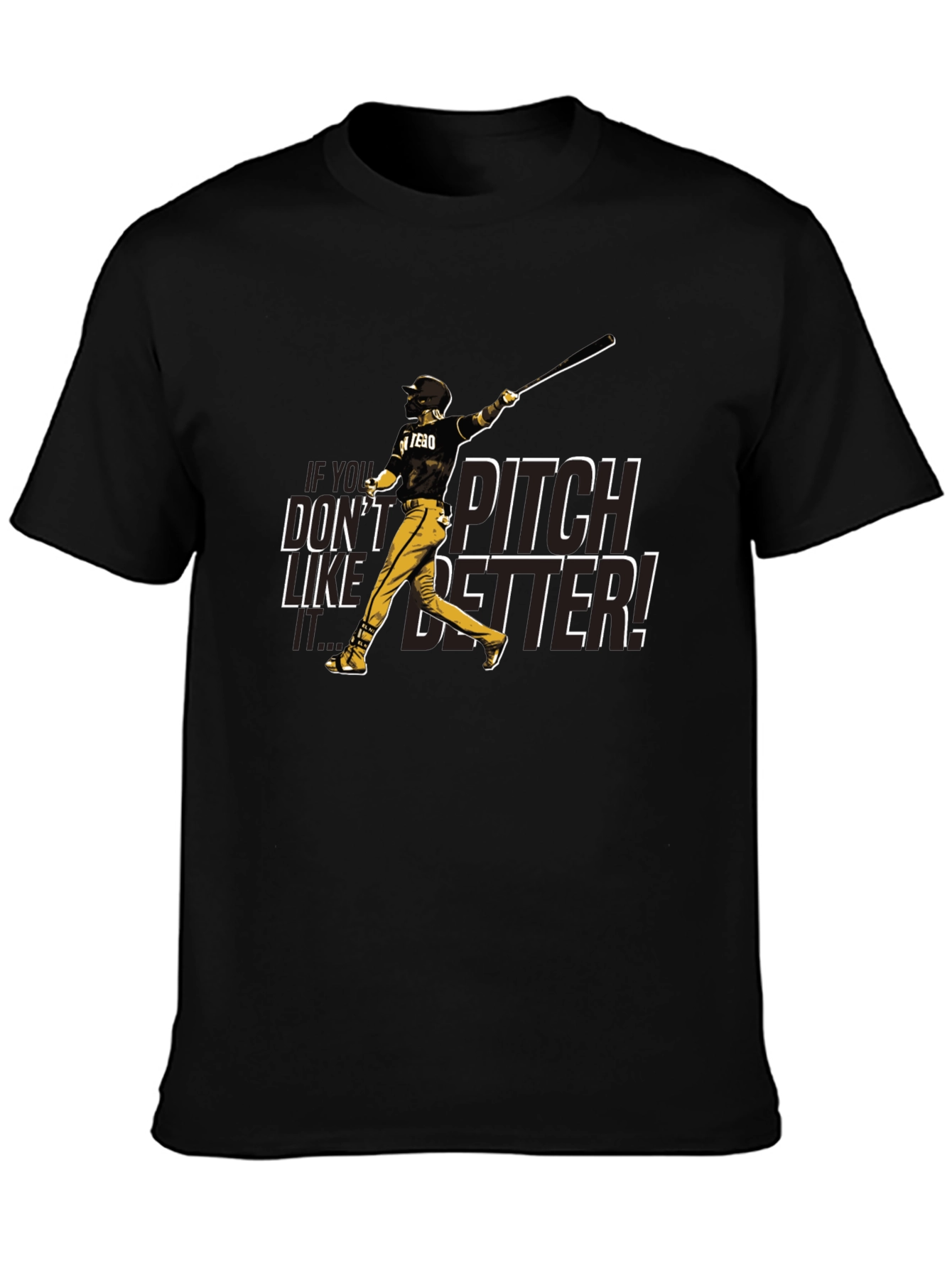 Pitch Better Baseball Graphic T-Shirt