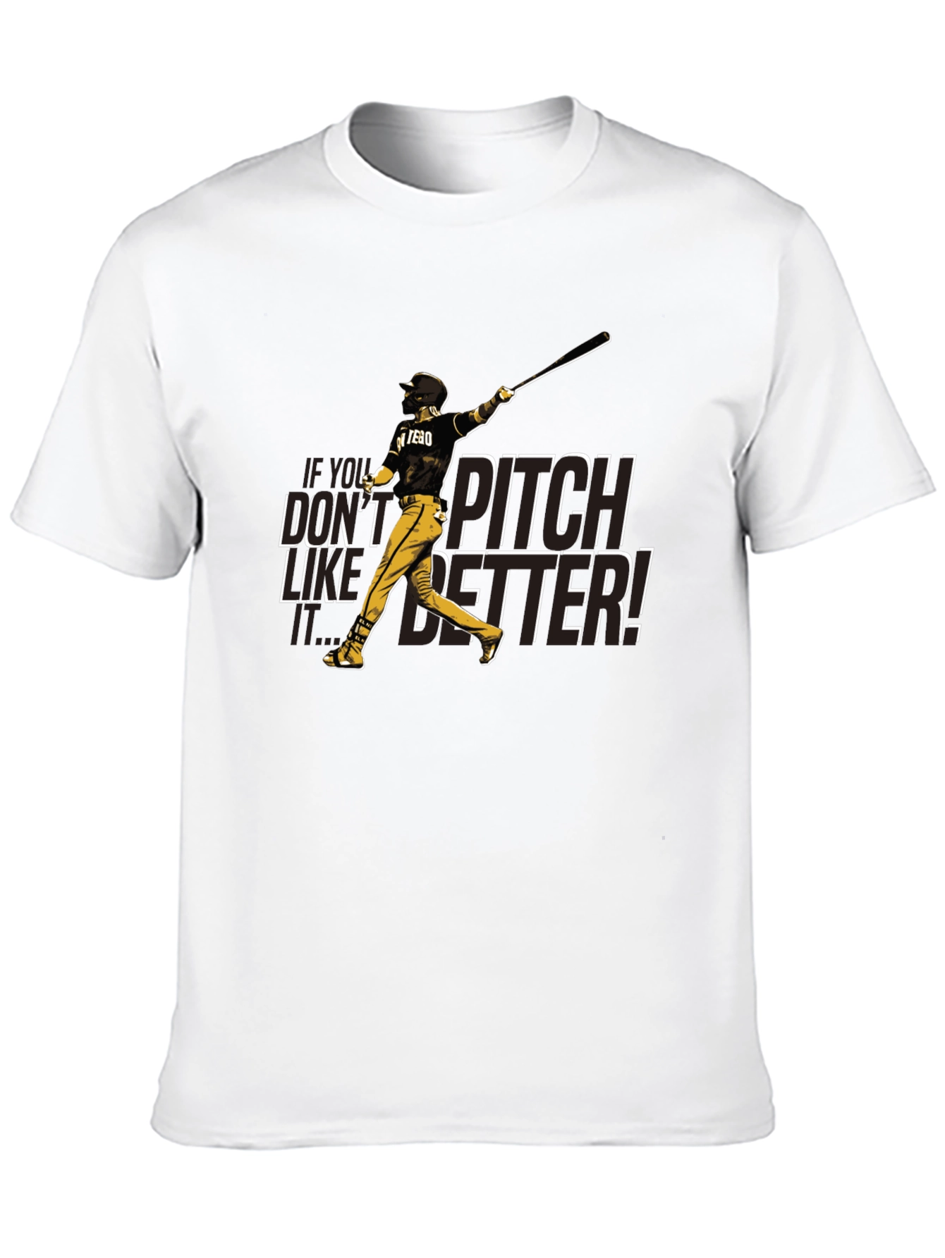 Pitch Better Baseball Graphic T-Shirt