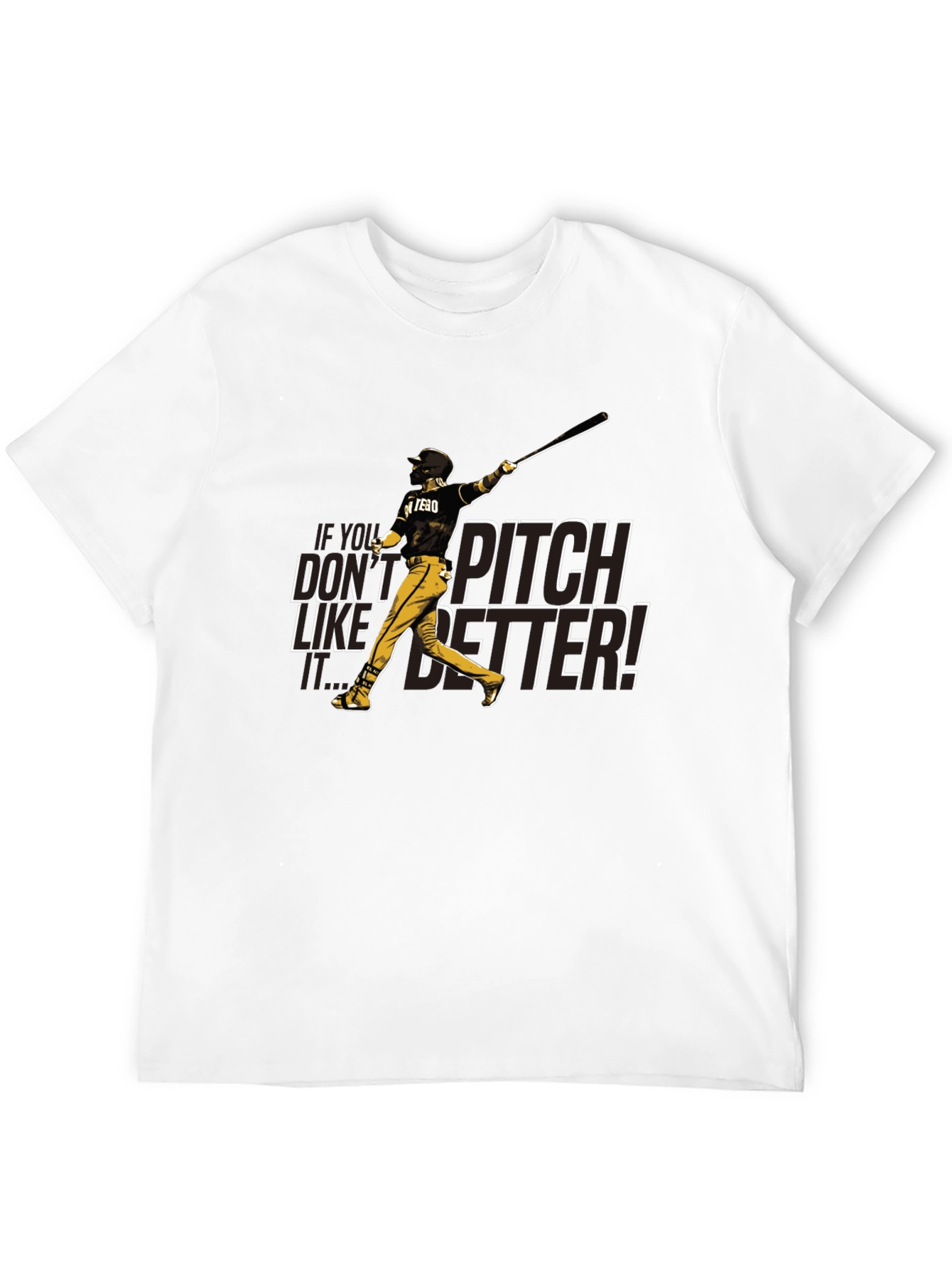 Pitch Better Baseball Graphic T-Shirt