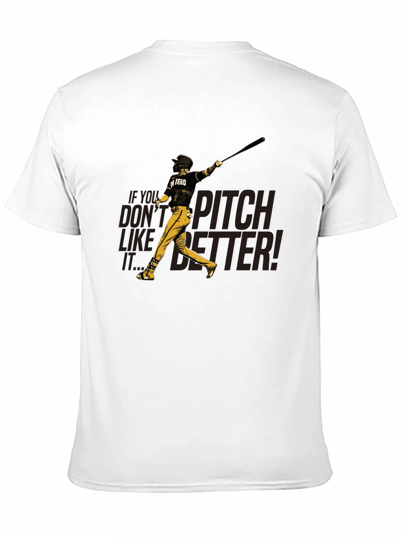 Pitch Better Baseball Graphic T-Shirt