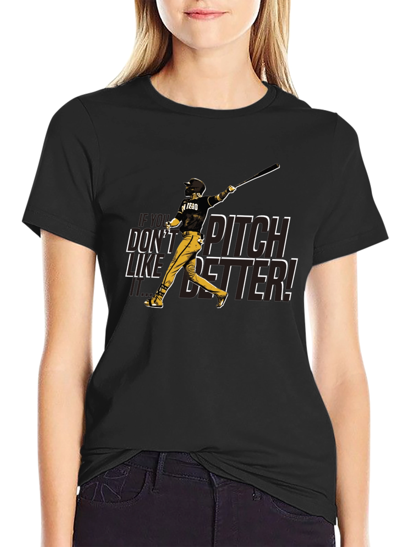 Pitch Better Baseball Graphic T-Shirt