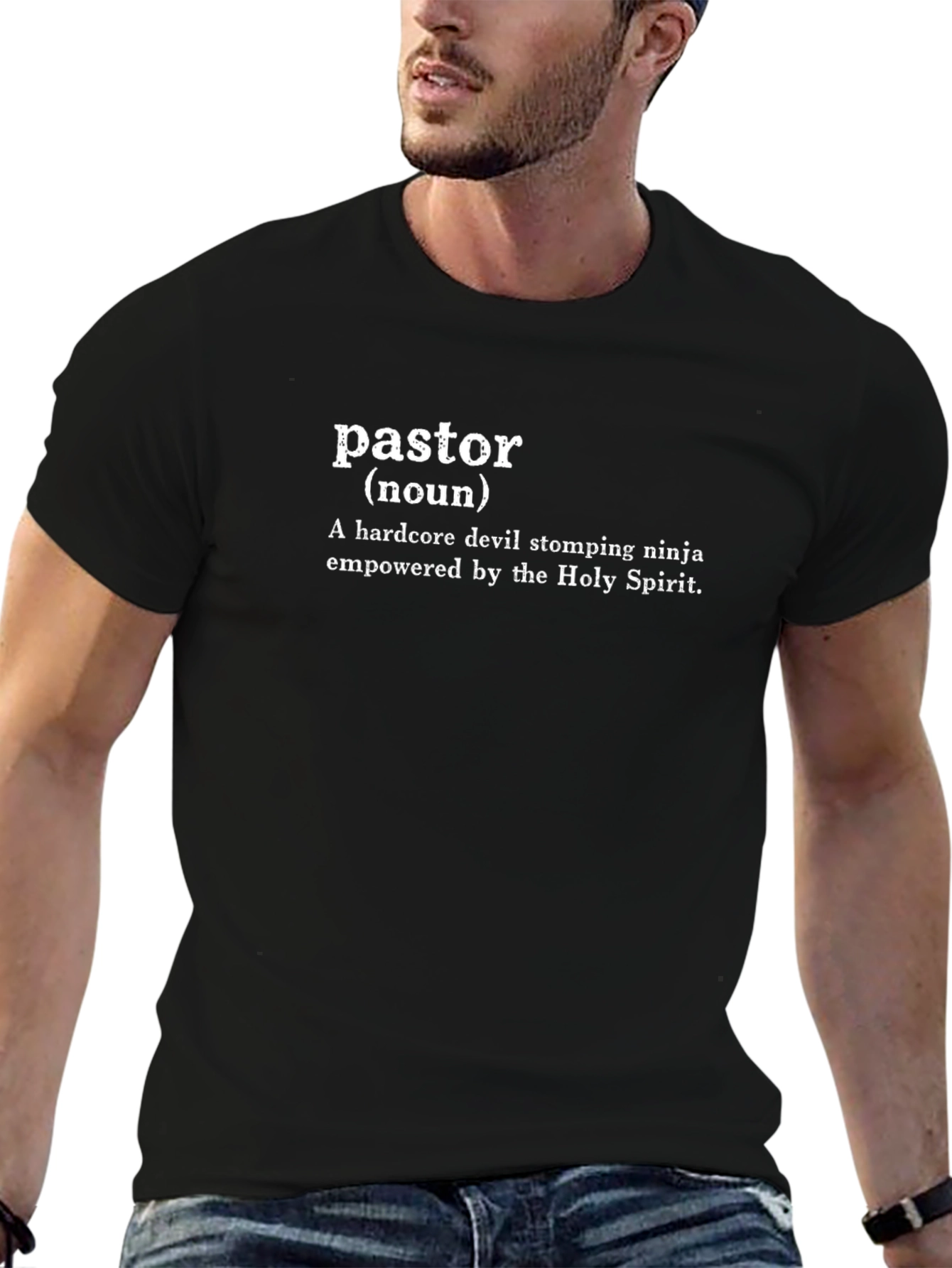 Pastor Definition T-Shirt - Devil Stomping Ninja