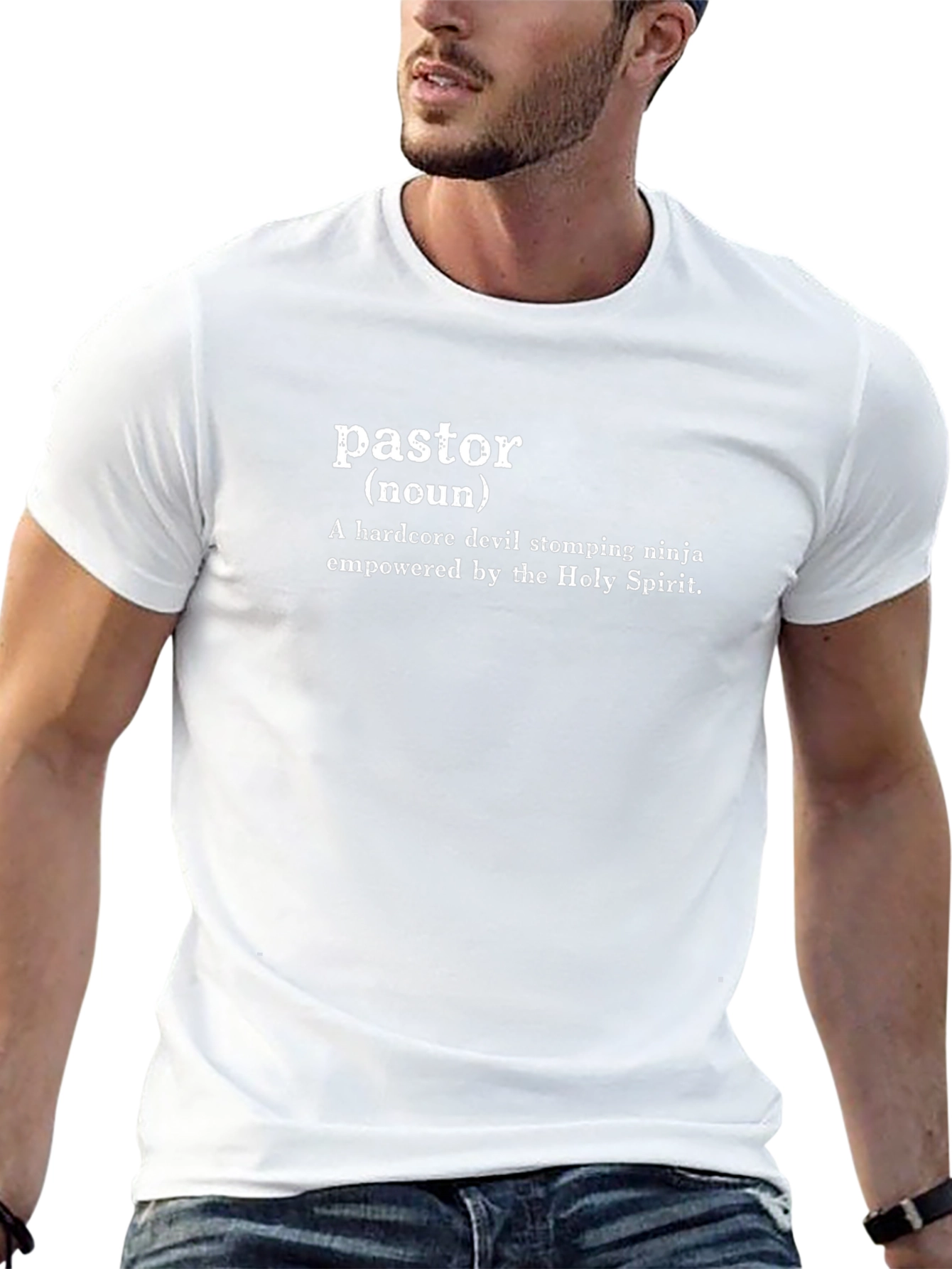 Pastor Definition T-Shirt - Devil Stomping Ninja