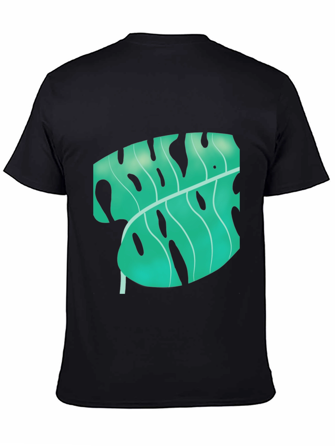 Tropical Monstera Leaf Graphic Tee