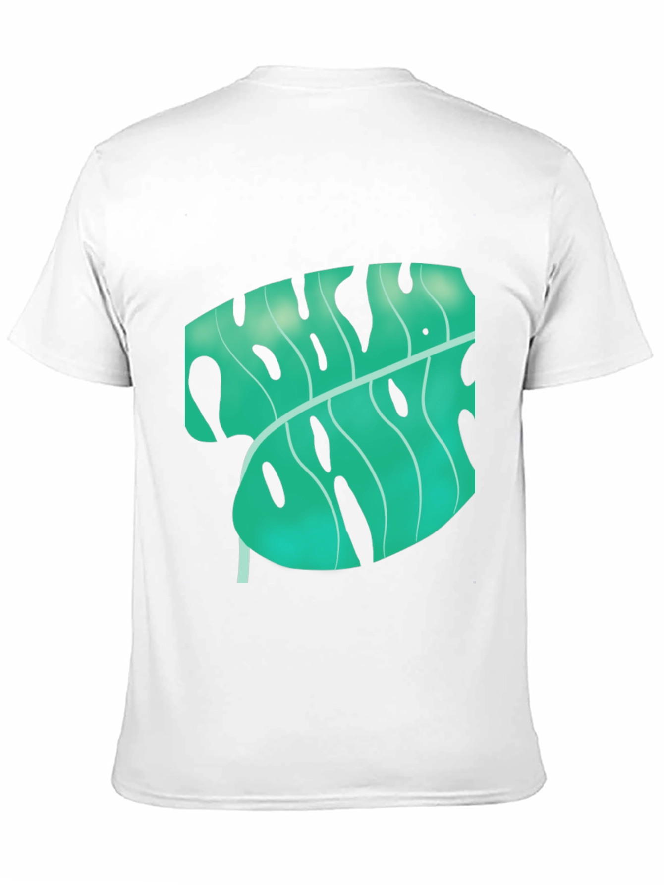 Tropical Monstera Leaf Graphic Tee