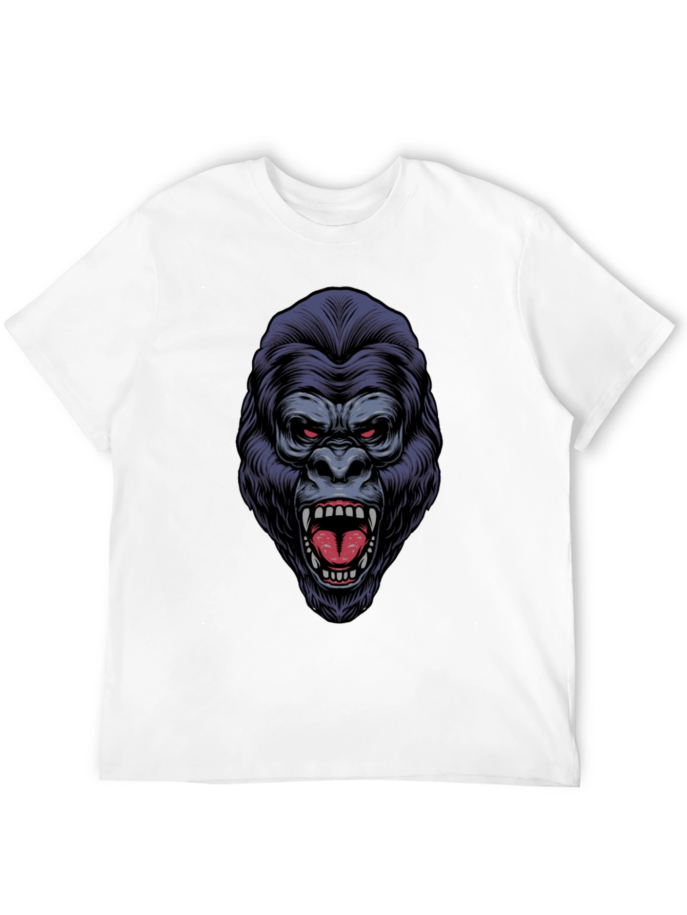 Fierce Gorilla Graphic T-Shirt - Bold Animal Print