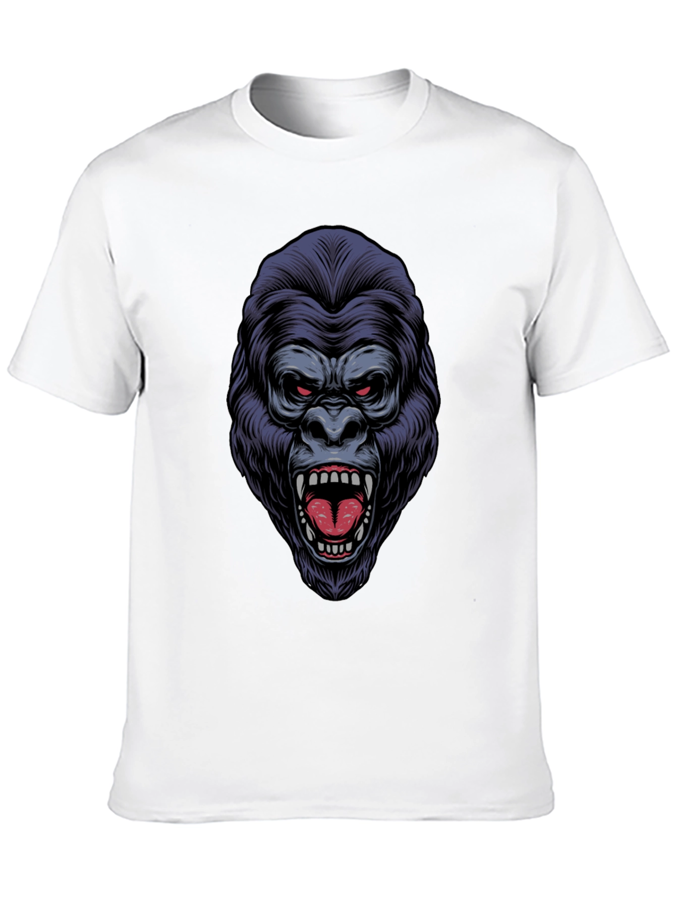 Fierce Gorilla Graphic T-Shirt - Bold Animal Print