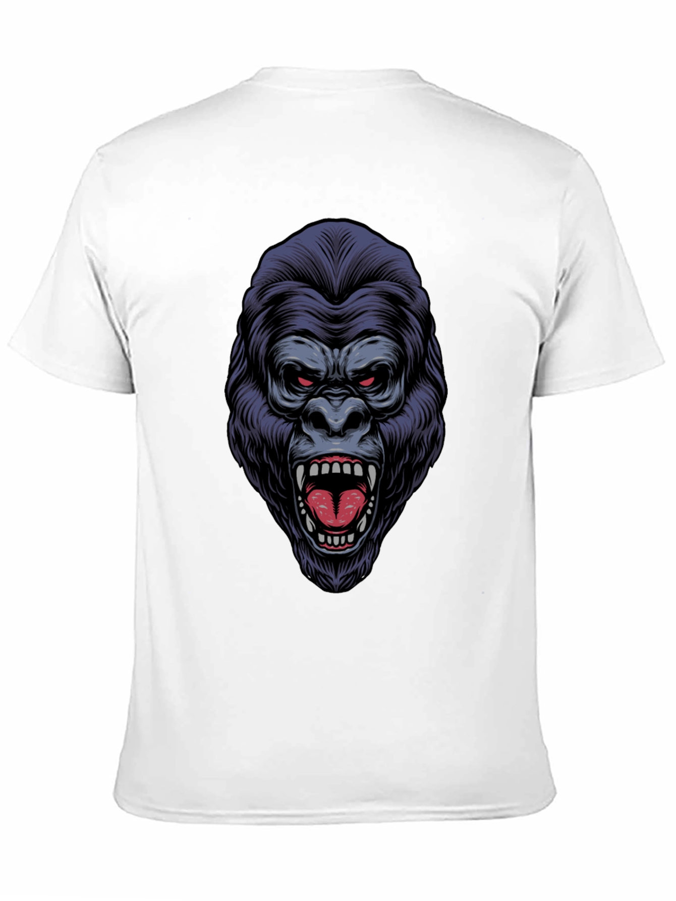 Fierce Gorilla Graphic T-Shirt - Bold Animal Print
