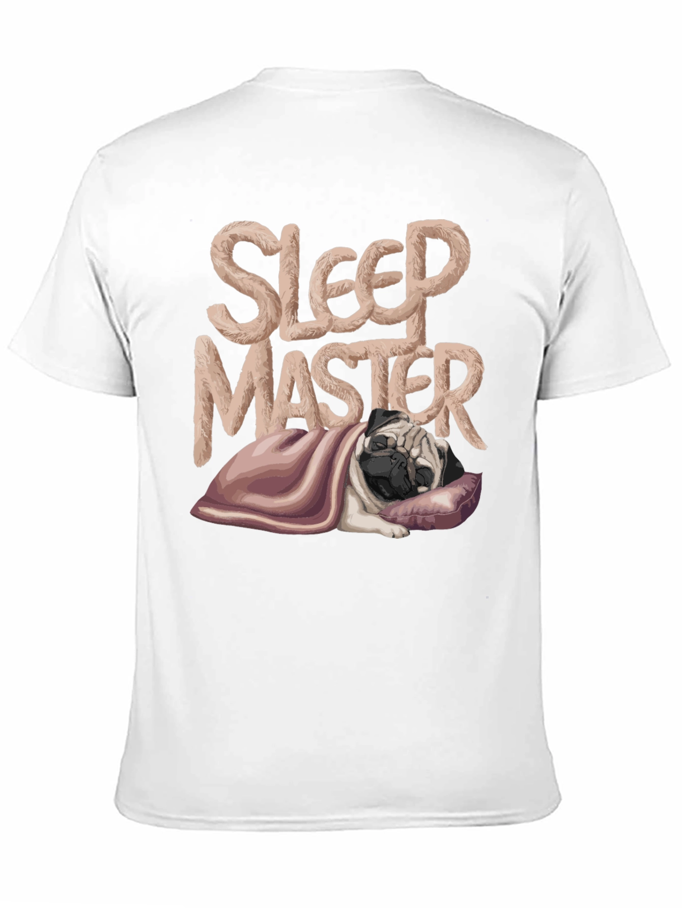 Sleep Master Pug T-Shirt - Comfy and Stylish