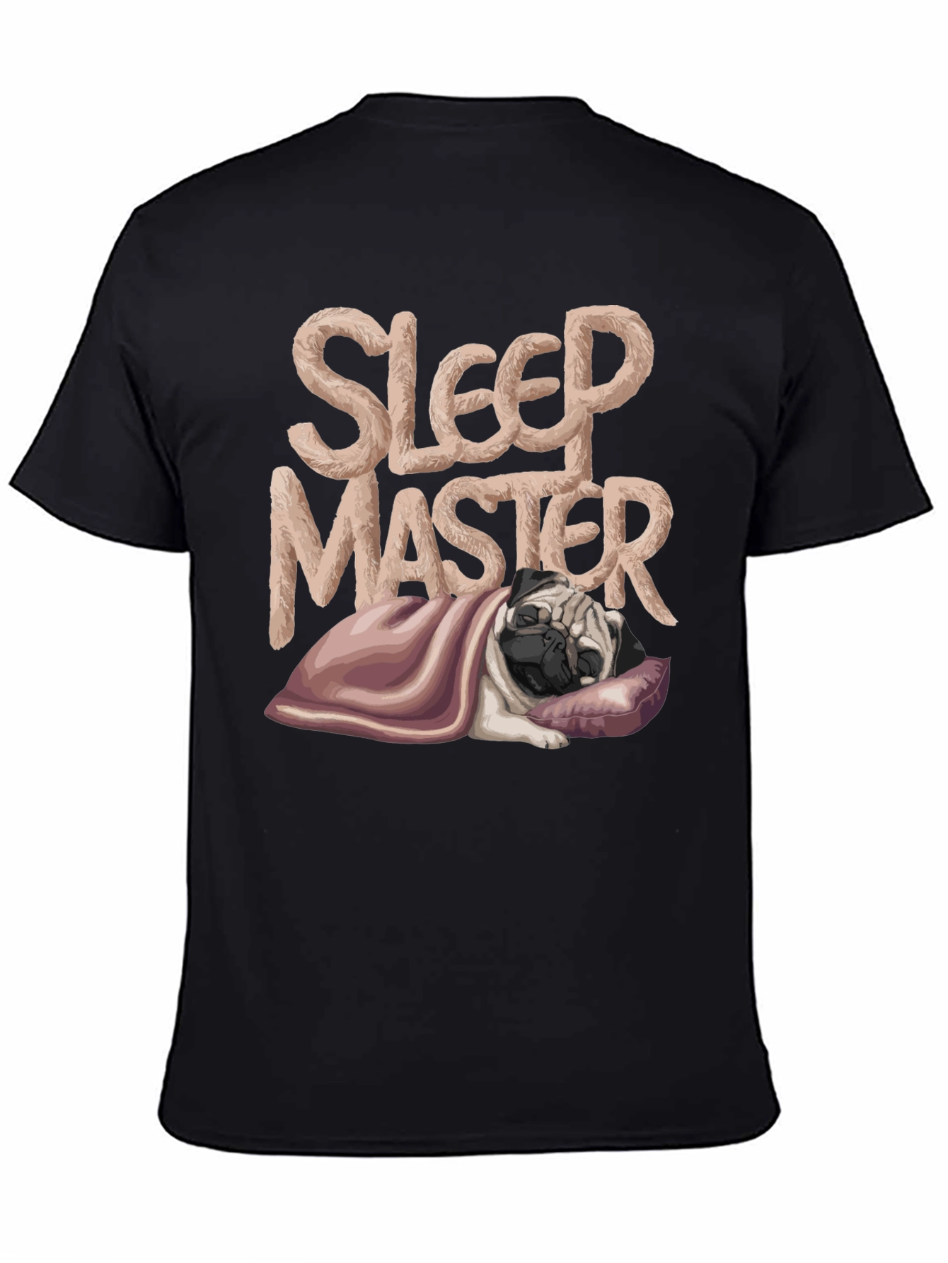 Sleep Master Pug T-Shirt - Comfy and Stylish