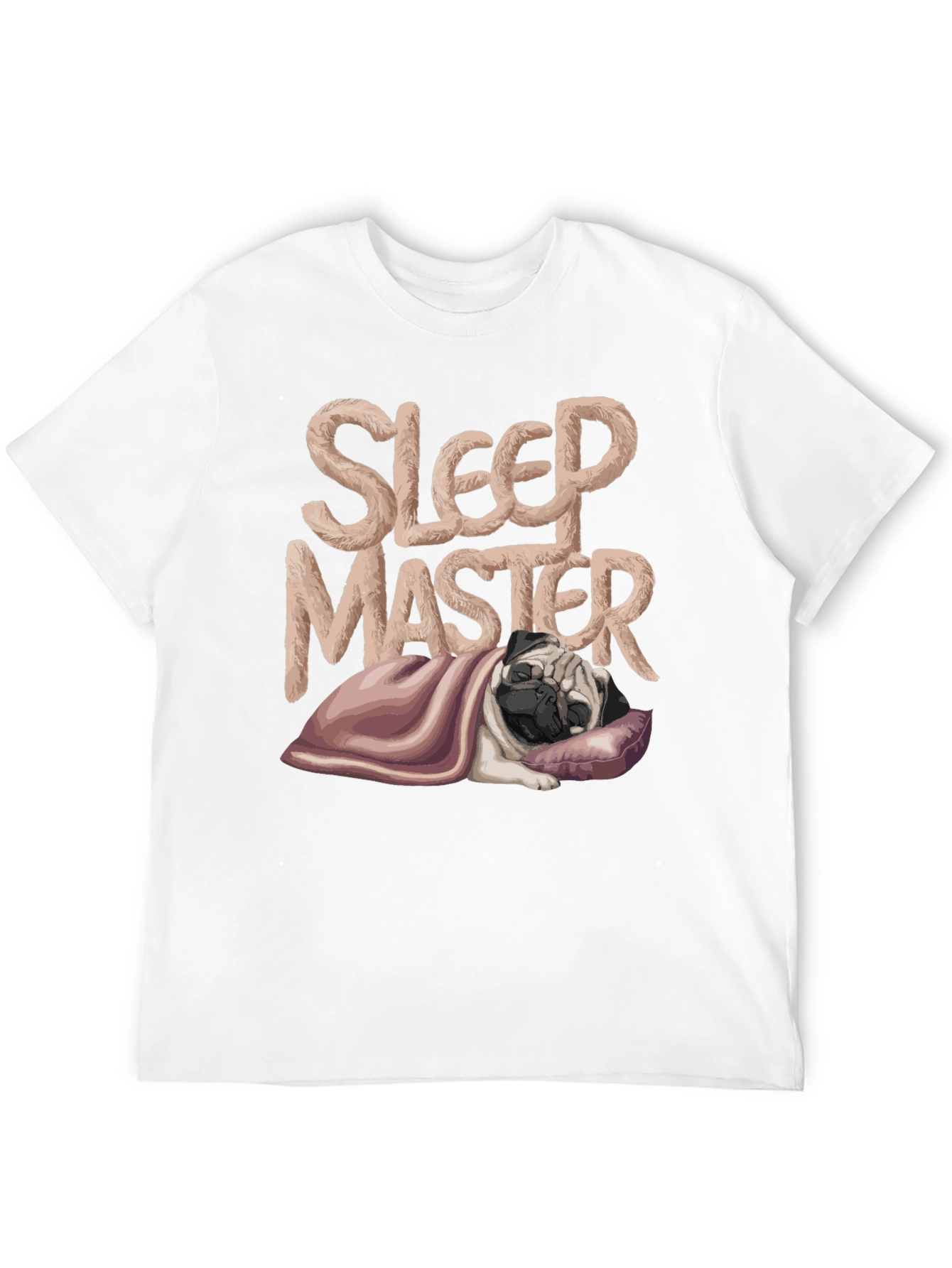 Sleep Master Pug T-Shirt - Comfy and Stylish
