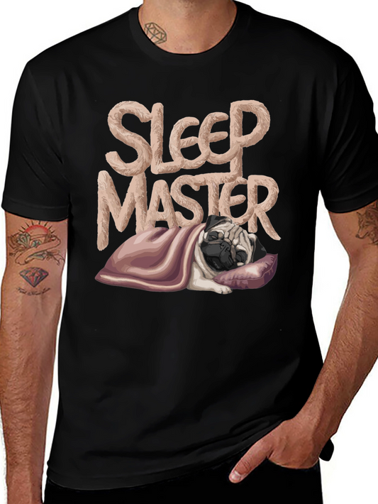 Sleep Master Pug T-Shirt - Comfy and Stylish