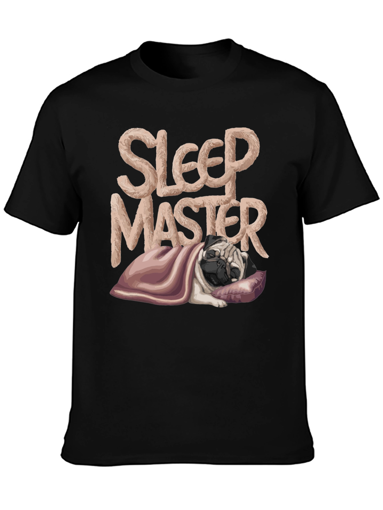 Sleep Master Pug T-Shirt - Comfy and Stylish