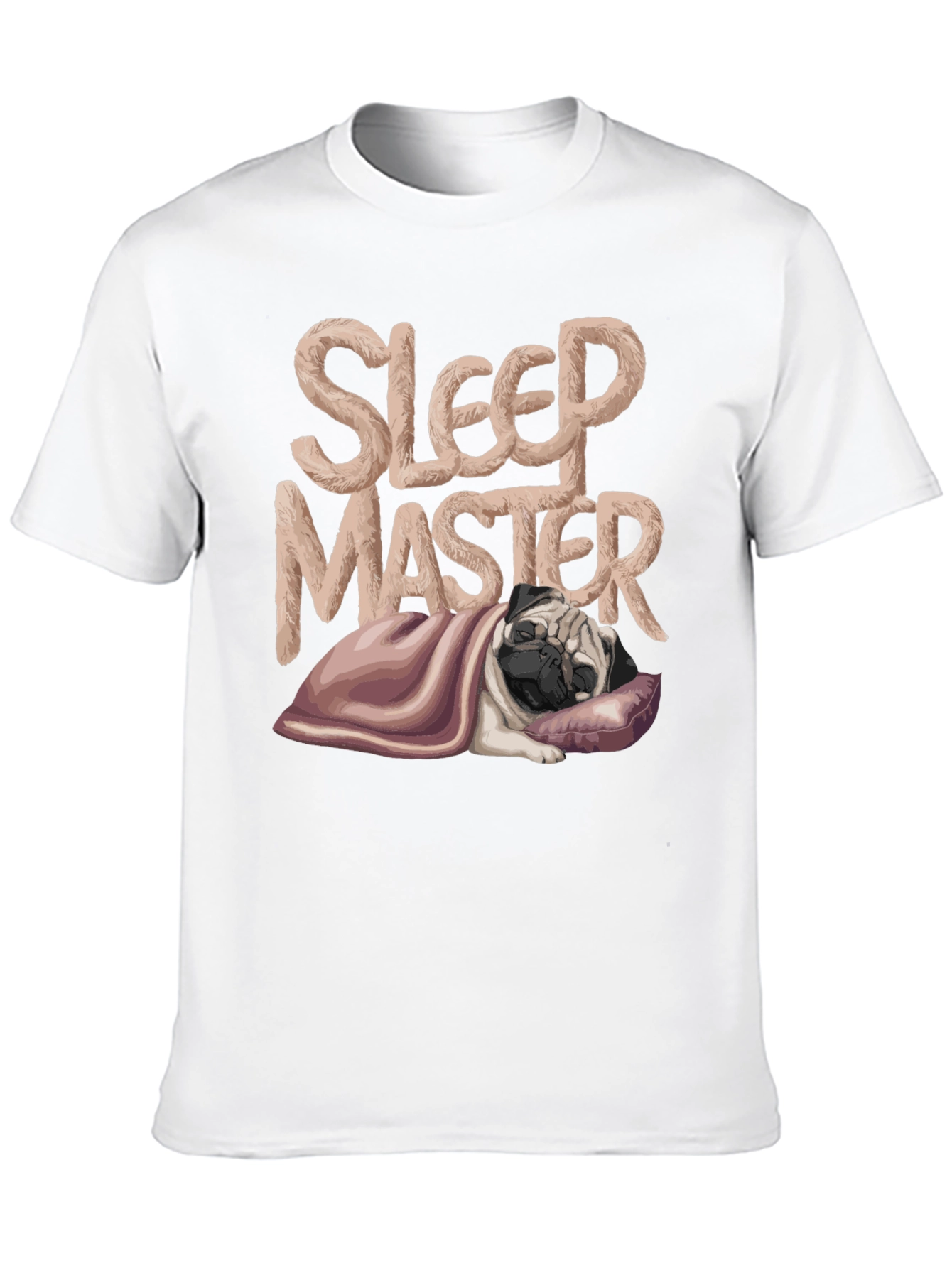 Sleep Master Pug T-Shirt - Comfy and Stylish